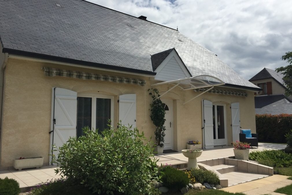 Marquise en aluminium à Lourdes