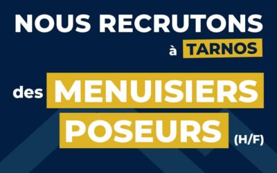 Nous recherchons des Menuisiers Poseurs (H/F) à Tarnos